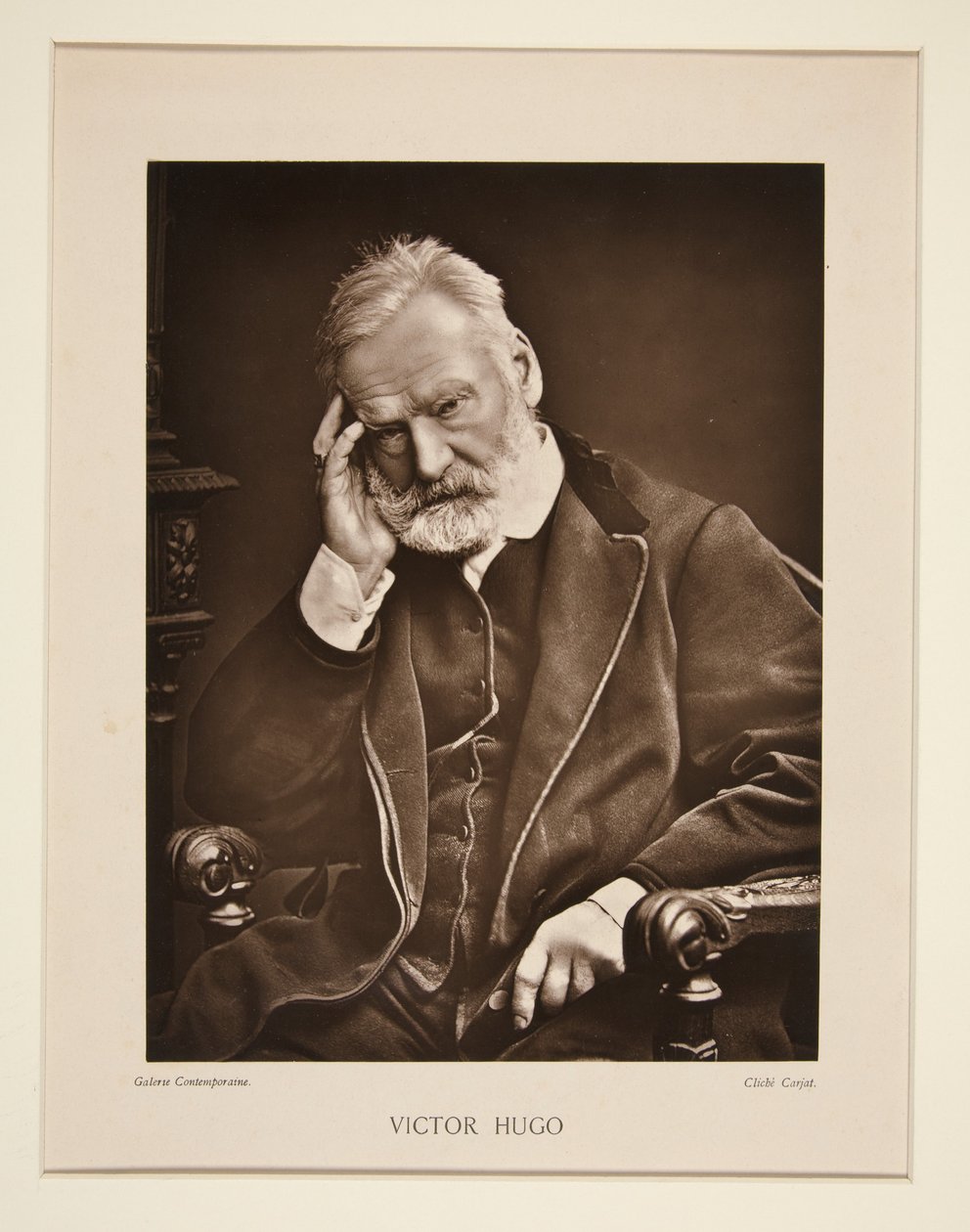 Victor Hugo, z La Galerie Contemporaine od Etienne Carjat