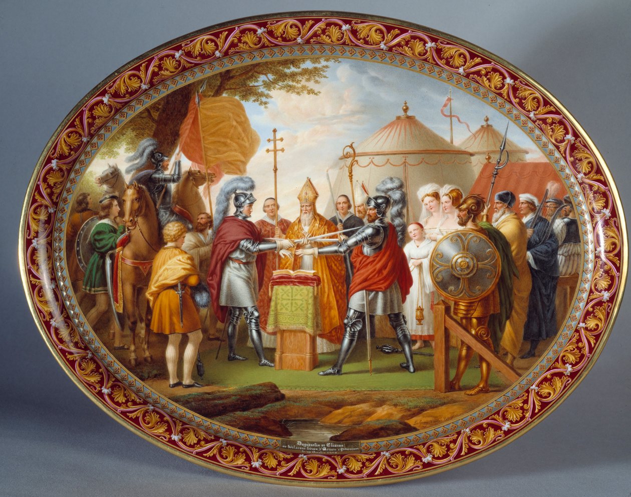 Čokoládový servírovací tác. Etienne Charles Leguay (1762-1846) od Etienne Charles Leguay