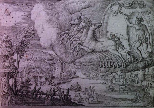 Alegorie Slunce z "Emblemes Moraux" (rytina) od Etienne Delaune