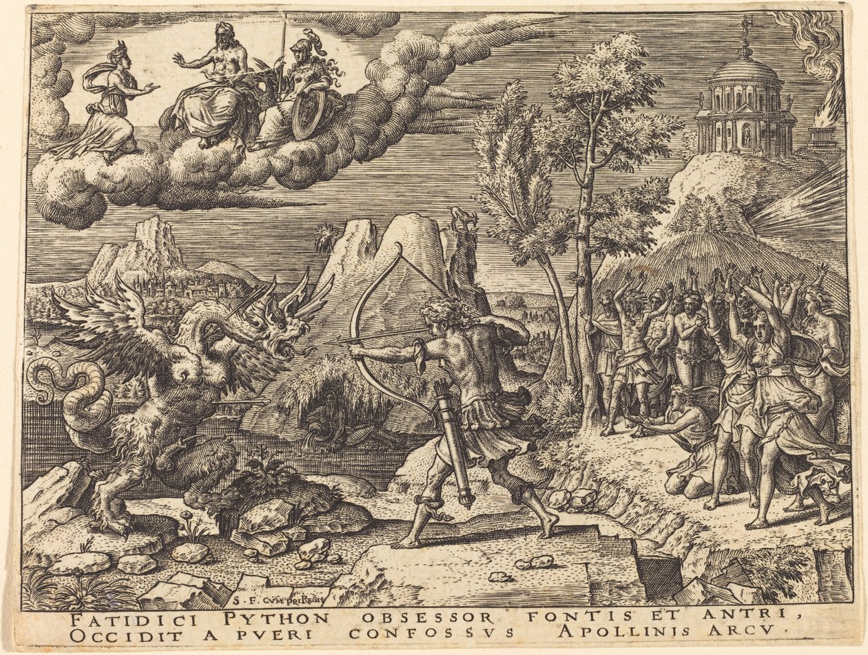 Apollo Killing Python od Etienne Delaune