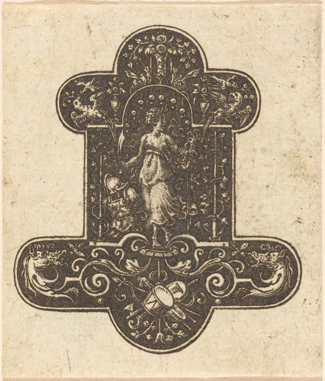 Judith s hlavou Holoferna od Etienne Delaune