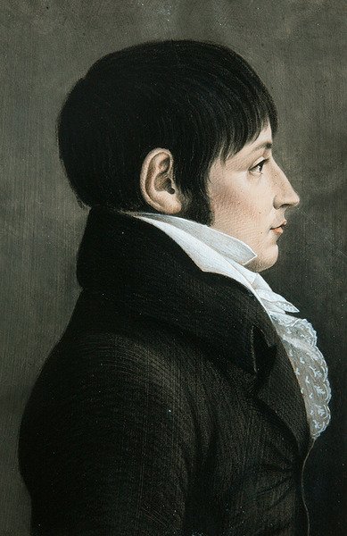 Portrét muže (pastel na papíře) od Etienne Esperance Bouchardy