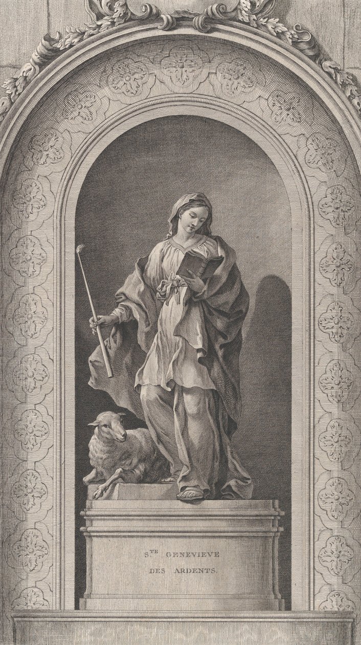 Kaple Nalezenců v Paříži: Sainte Geneviève des Ardents, 1757., 1757. od Etienne Fessard