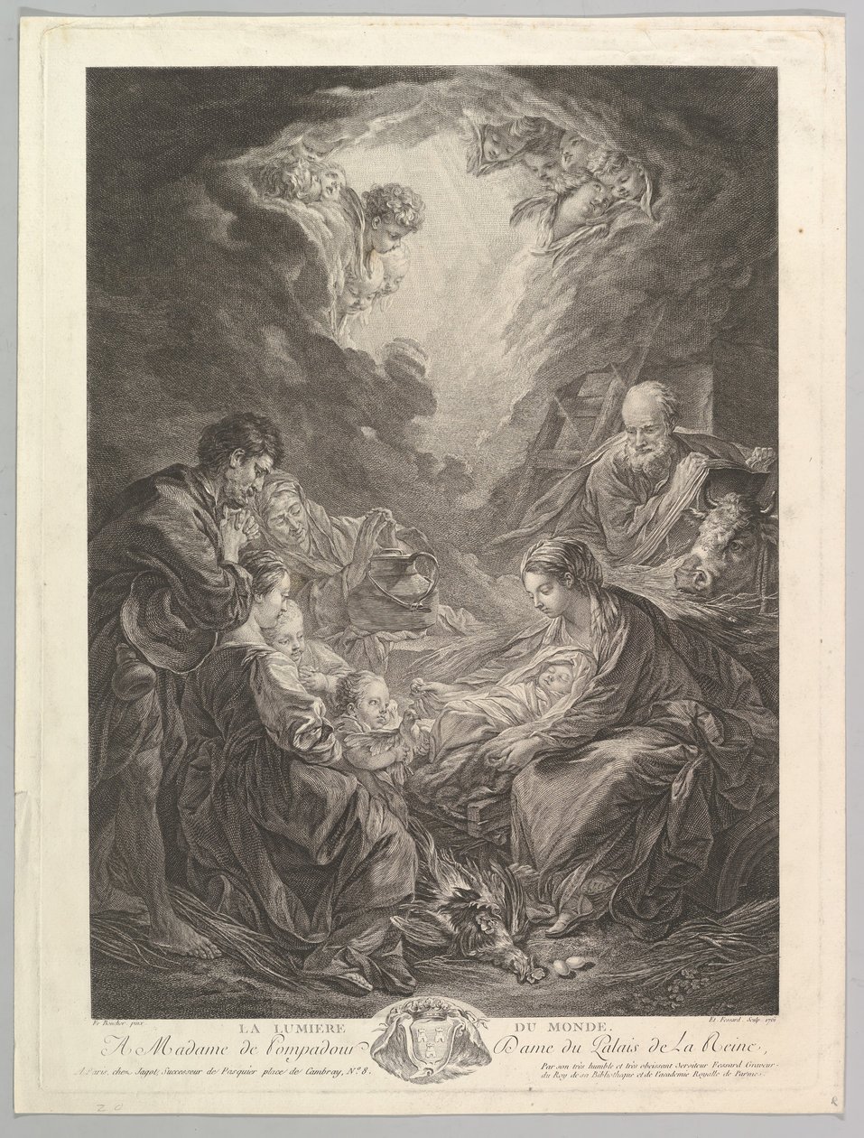 Světlo světa, 1761. od Etienne Fessard