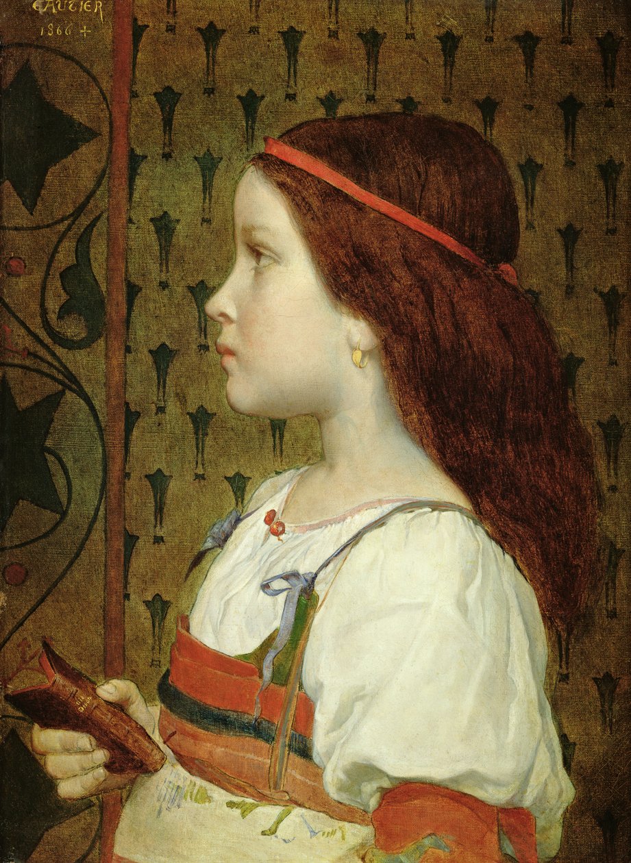 Hlava dítěte, 1866 od Etienne Gautier