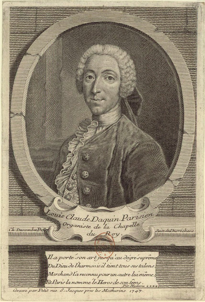 Louis-Claude Daquin od Etienne Jehandier Desrochers