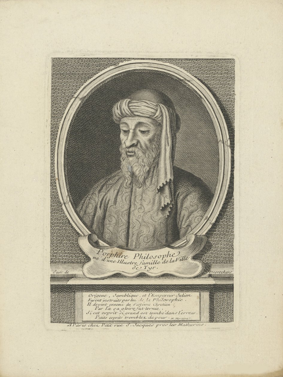 Porfyr z Tyru, um 1700. od Etienne Jehandier Desrochers