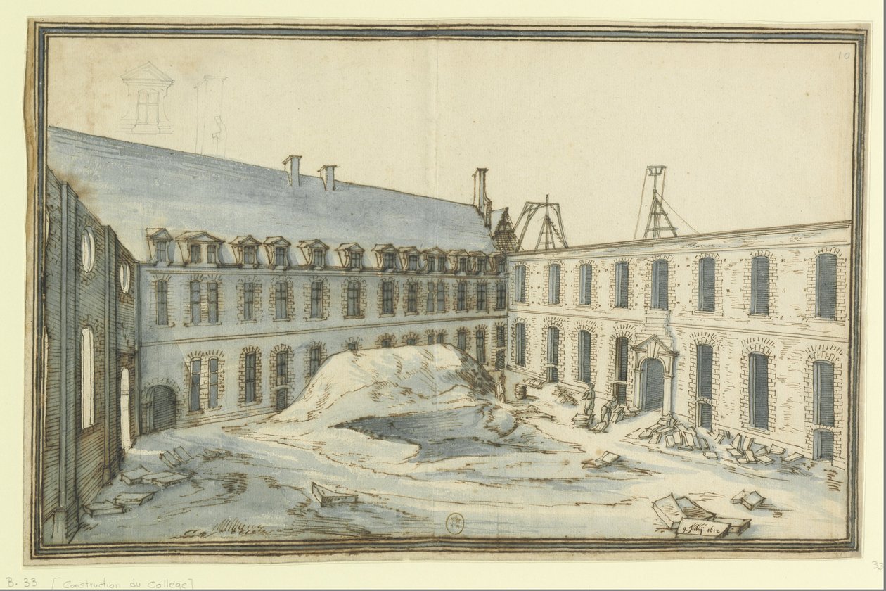 StavebnictvíCollègeLaFlèche2 od Etienne Martellange
