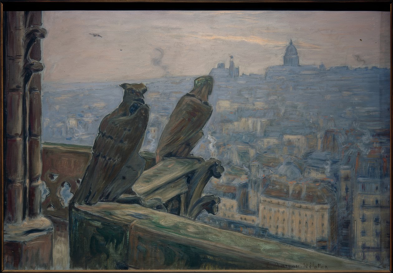 Paříž při pohledu z Notre-Dame od Etienne Moreau Nelaton