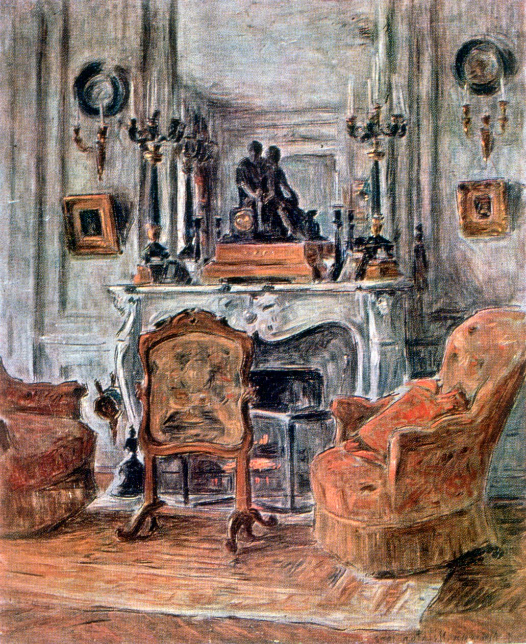 Obývací pokoj, 1900 od Etienne Moreau Nelaton