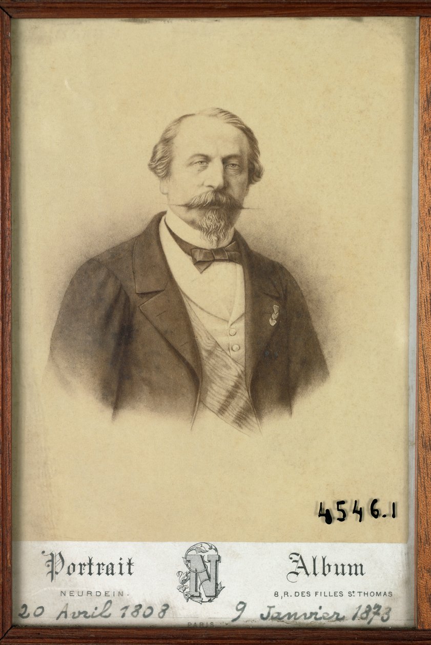 Portrét císaře Napoleona 3 od Etienne & Neurdein Louis Antonin (1846 p. 1915) Neurdein