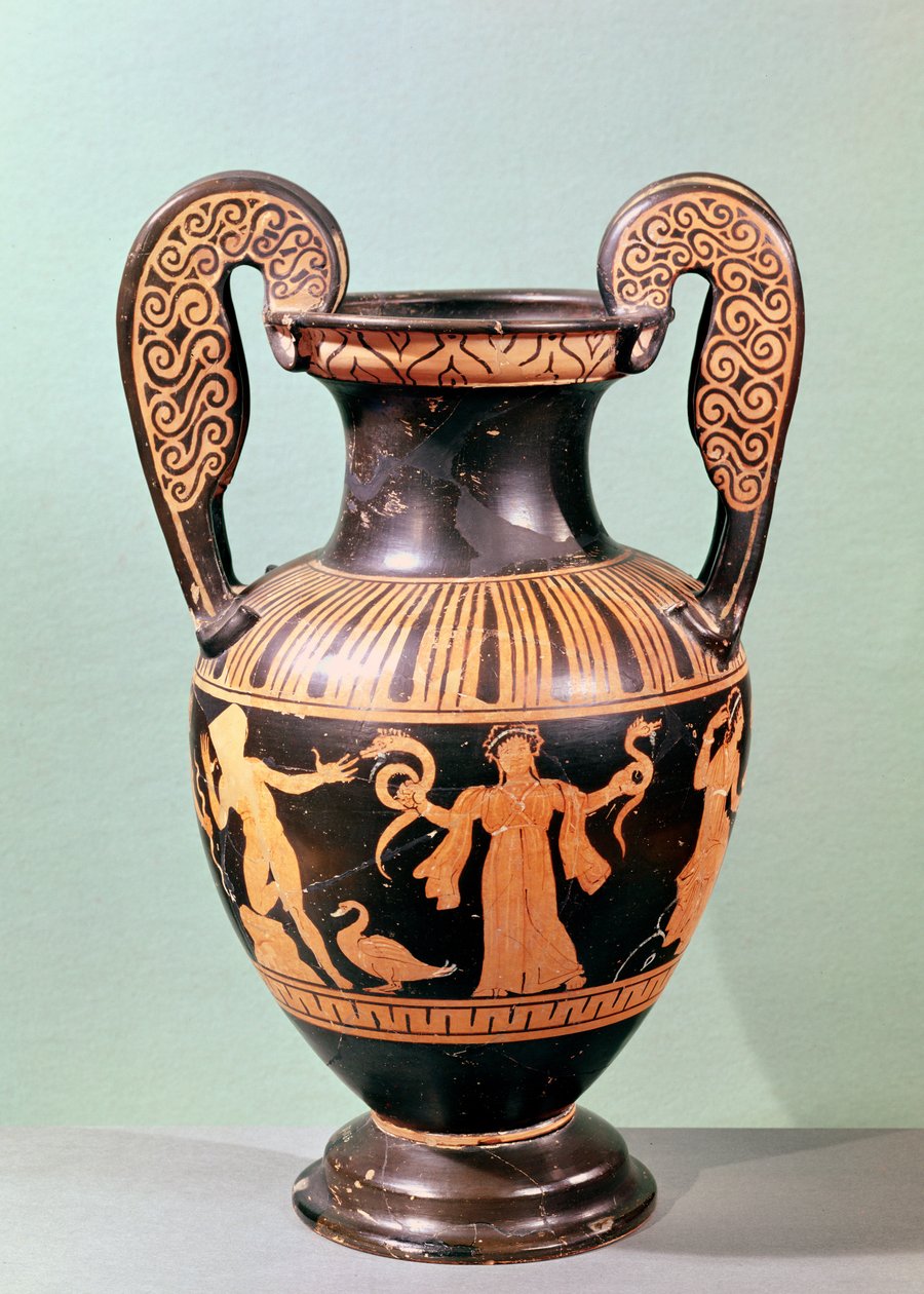 Červenofigurový volutový krater zobrazující Oresta a Fúrie, konec 4. století před naším letopočtem (keramika) od Etruscan