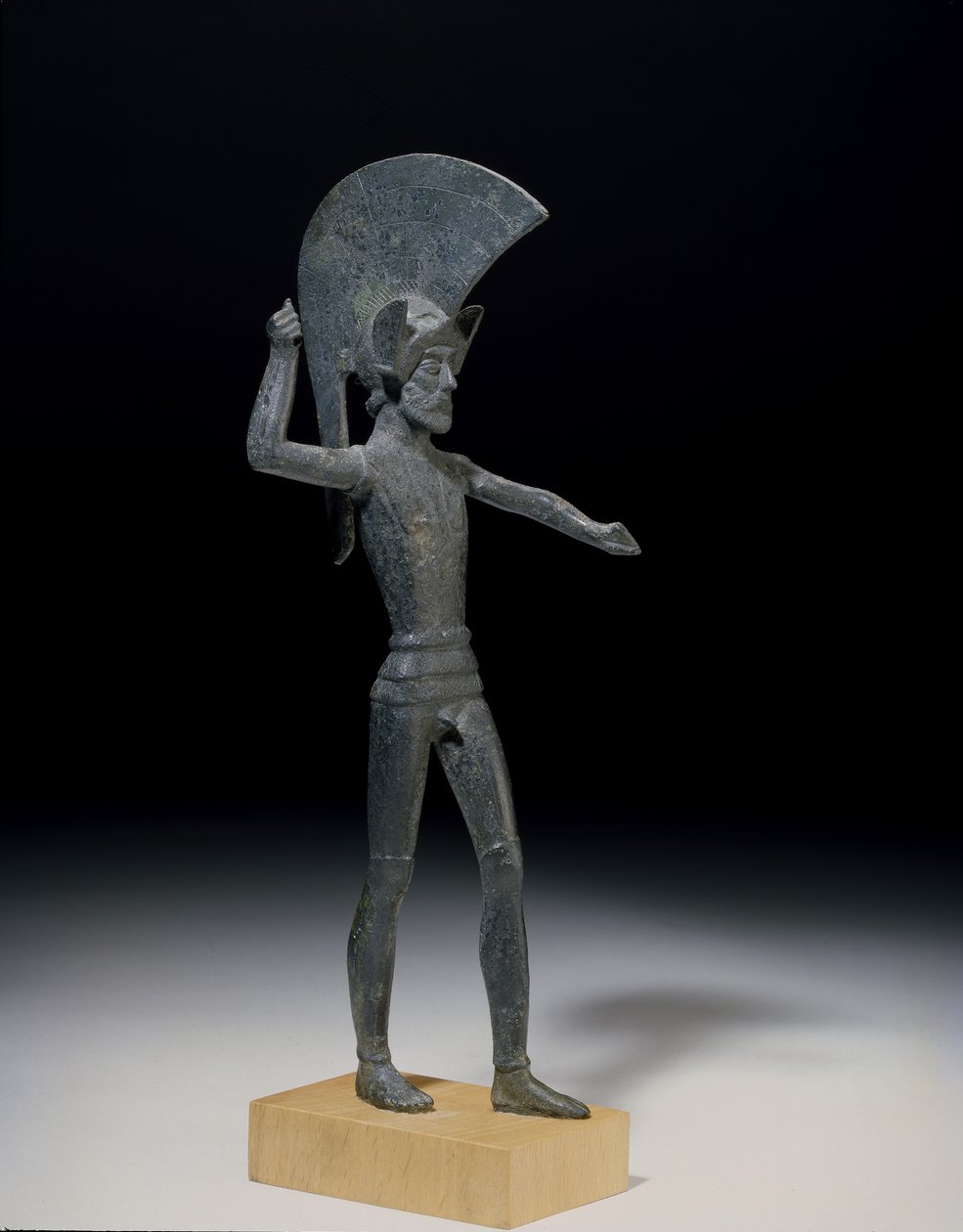 Warrior, z Umbrie, Etruscan, 5. století před naším letopočtem (bronz) od Etruscan