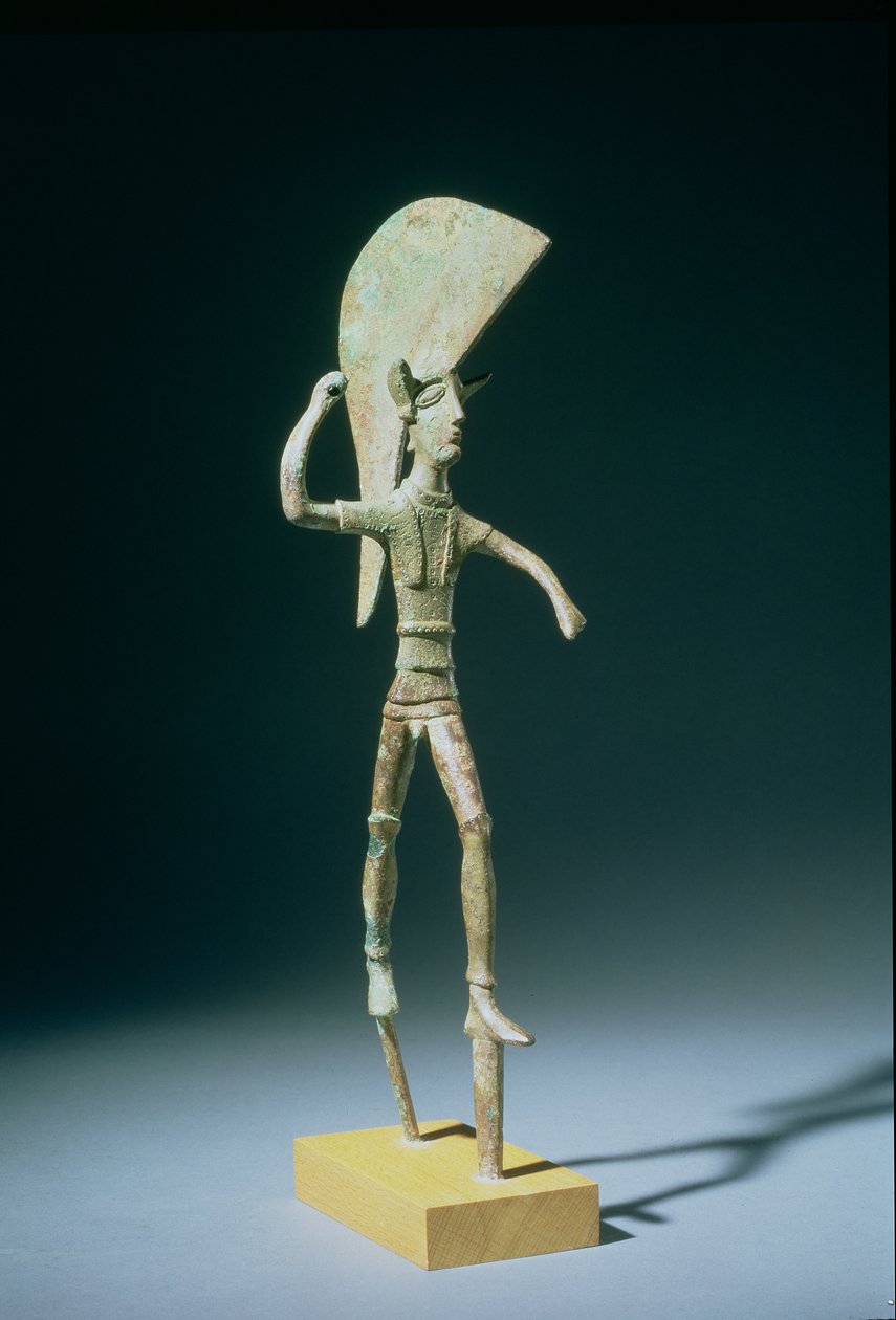 Warrior, z Umbrie, Etruscan, 5. století před naším letopočtem (bronz) od Etruscan
