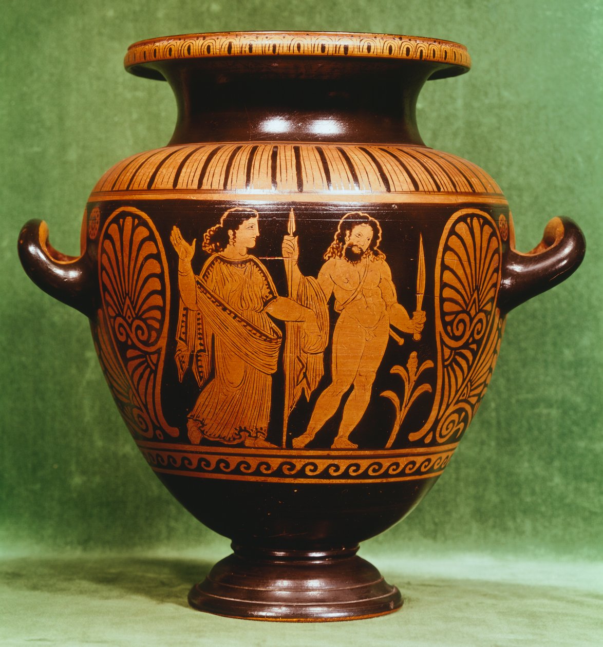 Stamnos, červenofigurová keramika z Vulci (Lazio). Etruská civilizace, 4. století před naším letopočtem. od Etruscan