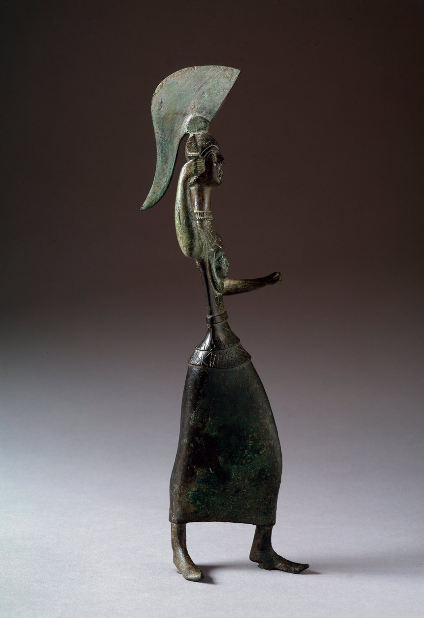 Etruská bohyně Menerva (Menrva) - bronzová socha, 440-420 př.n.l. od Etruscan