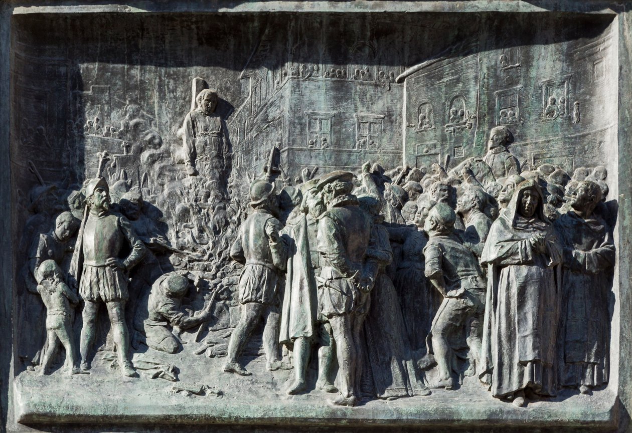 Giordano Bruno upálen na hranici, Campo de