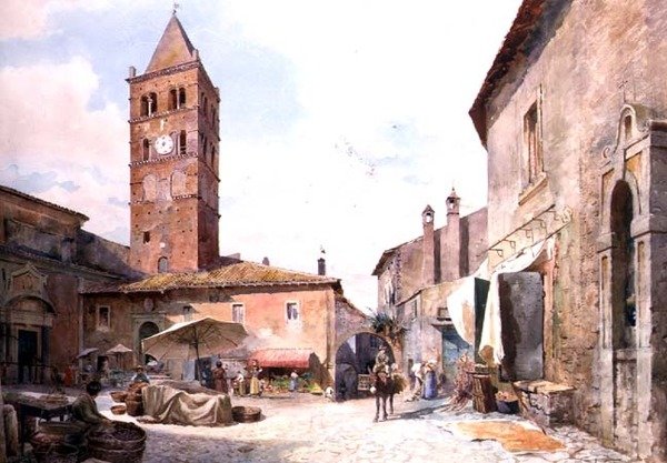 Pohled na náměstí Piazza dell