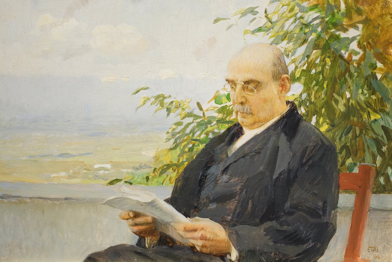Portrét Corrada Ricciho od Ettore Tito