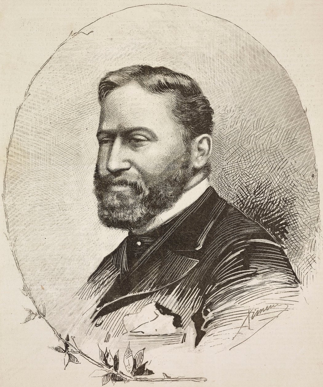 Portrét Giuseppe De Nittis (1846-1884) od Ettore Ximenes