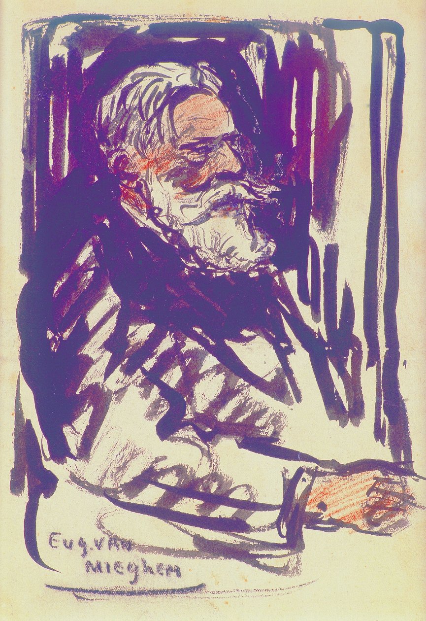 Malíř James Ensor od Eugeen van Mieghem