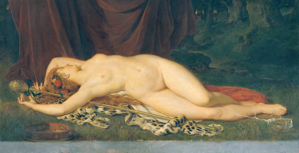 Spící Bacchante od Eugen Felix