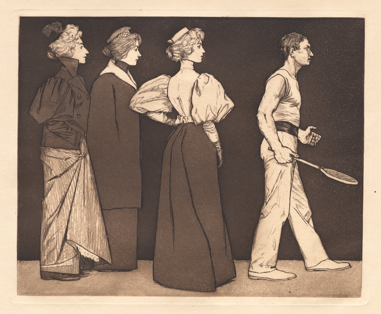 Tenista, 1896. od Eugen Kirchner