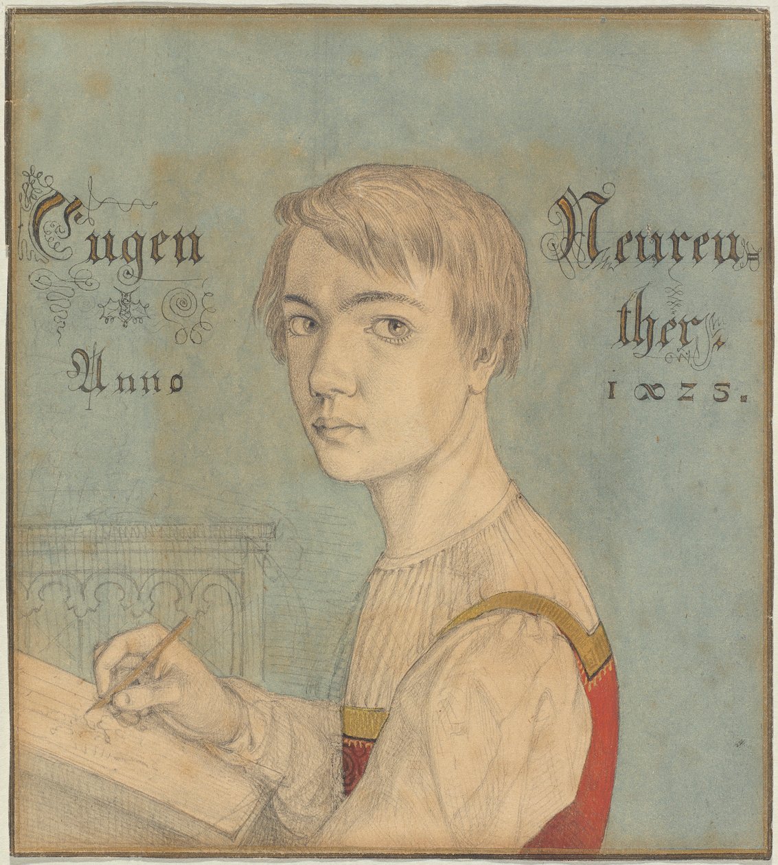 Autoportrét od Eugen Napoleon Neureuther