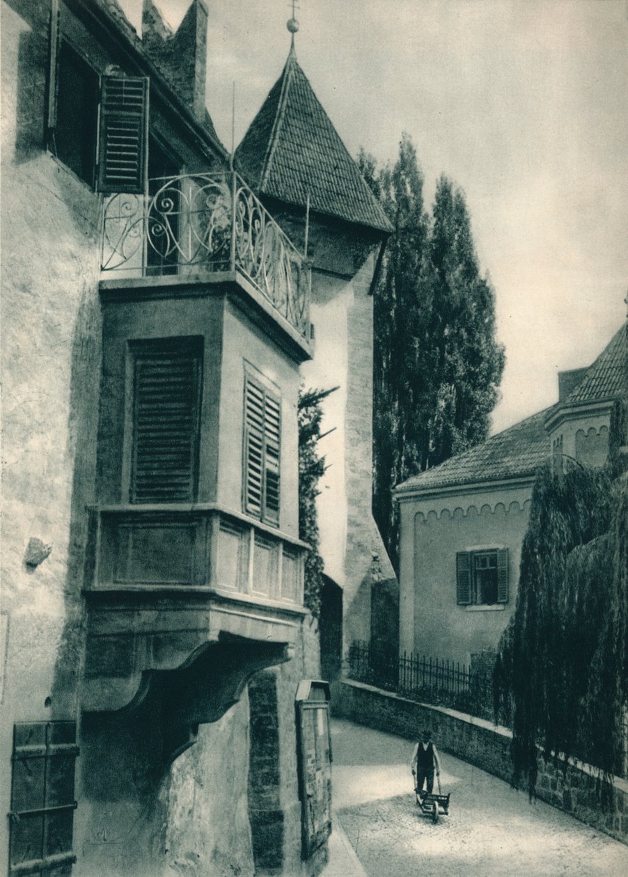 Klidný kout Merana, Jižní Tyrolsko, Itálie, 1927 od Eugen Poppel