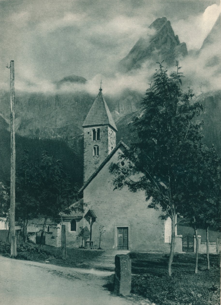 Kaple a Pala Group, San Martino di Castrozza, Dolomity, Itálie, 1927 od Eugen Poppel