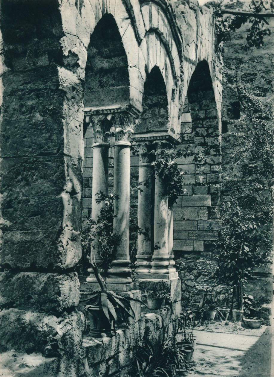 Kostel San Giovanni degli Eremiti, Palermo, Sicílie, Itálie, 1927 od Eugen Poppel