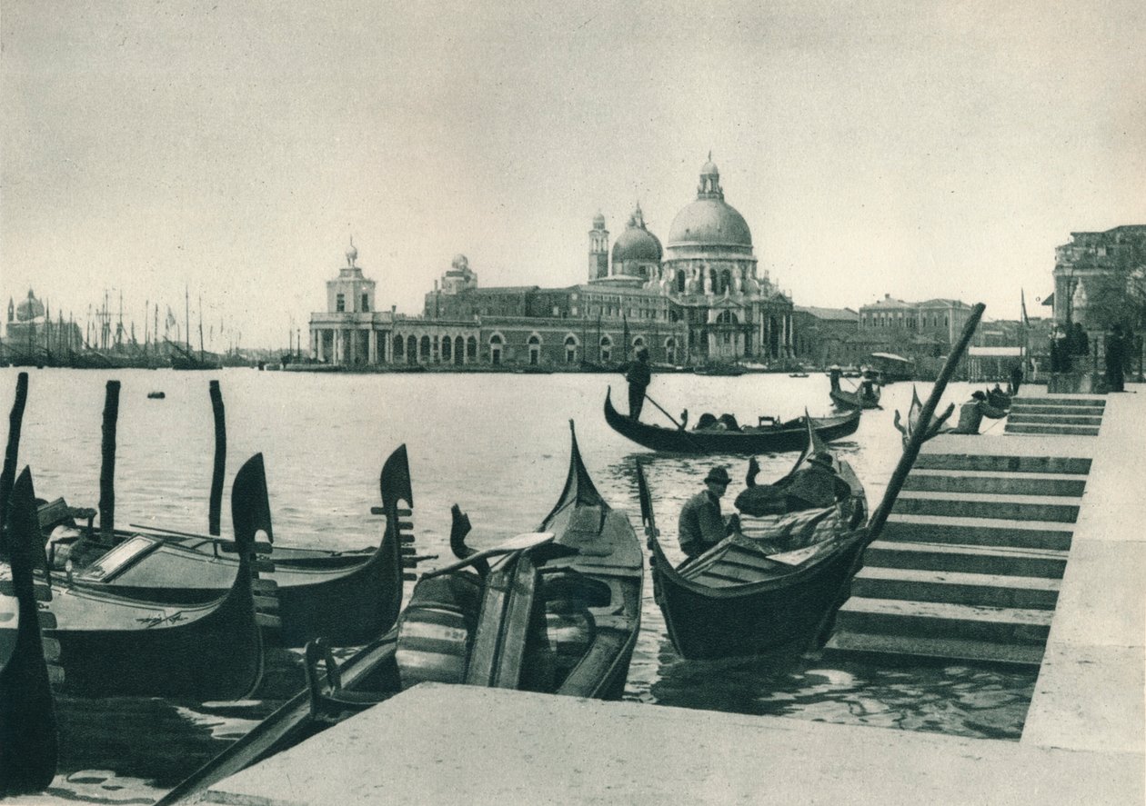 Kostel Santa Maria della Salute a Dogana, Benátky, Itálie, 1927. od Eugen Poppel