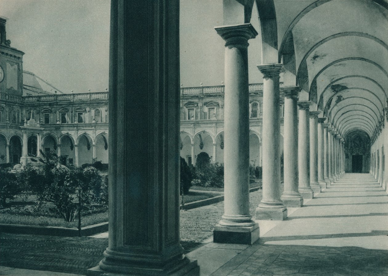 Kláštery v klášteře San Martino, poblíž Neapole, Itálie, 1927 od Eugen Poppel