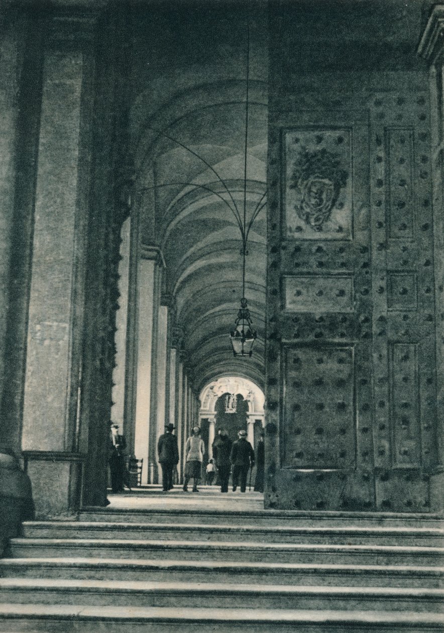 Vchod do Vatikánu z náměstí St Peters, Řím, Itálie, 1927 od Eugen Poppel