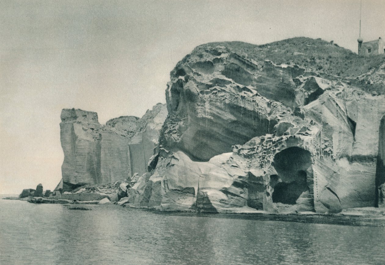 Vstup do sirného pramene, Ischia, Itálie, 1927 od Eugen Poppel