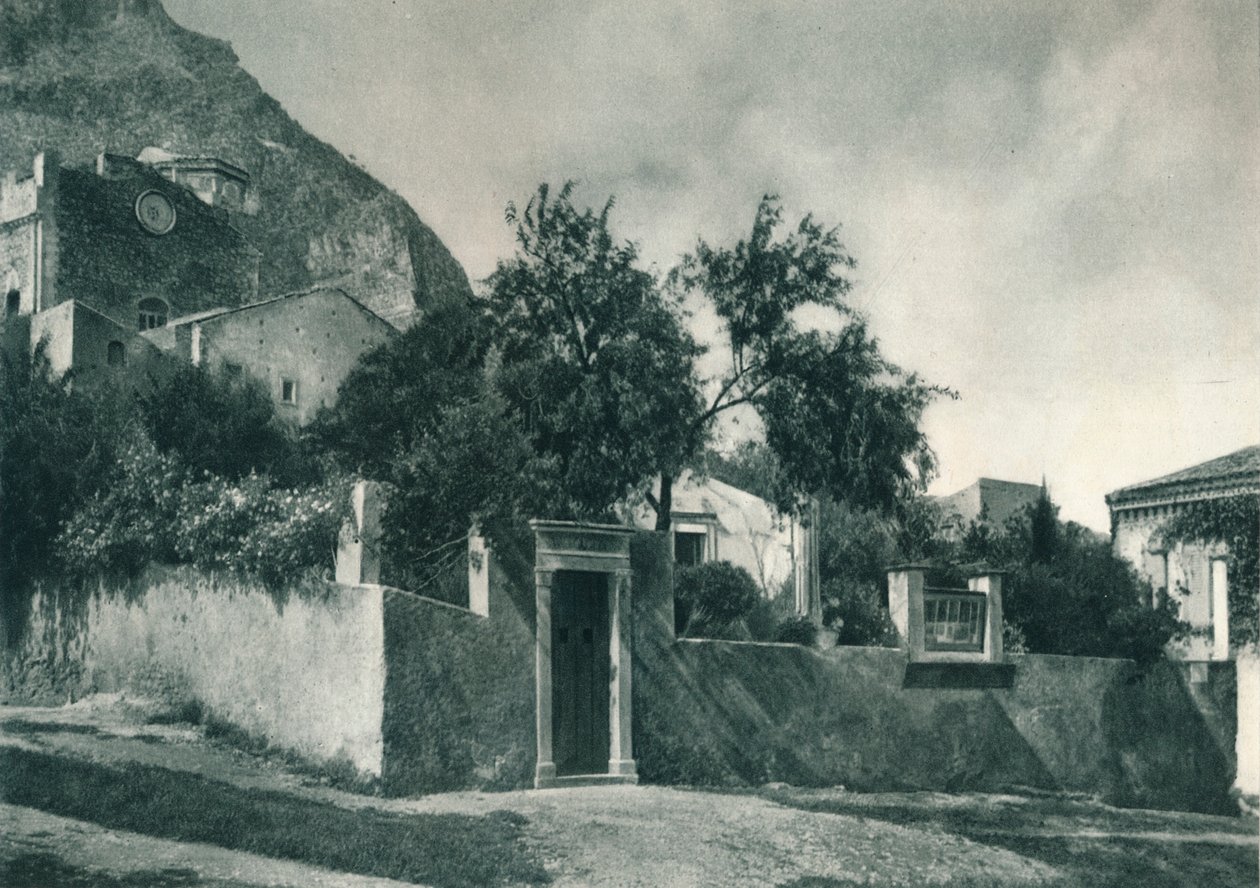 Zahrada, Taormina, Sicílie, Itálie, 1927 od Eugen Poppel