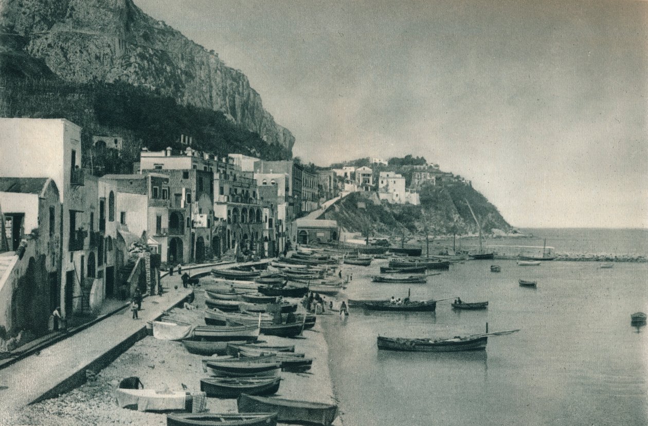 Marina Grande, Capri, Itálie, 1927 od Eugen Poppel