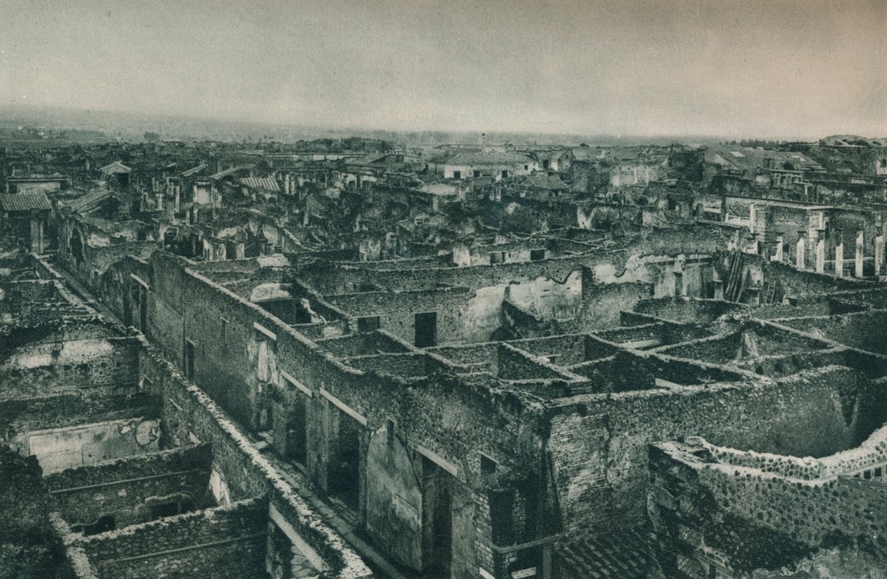 Pompeje, Itálie, 1927 od Eugen Poppel