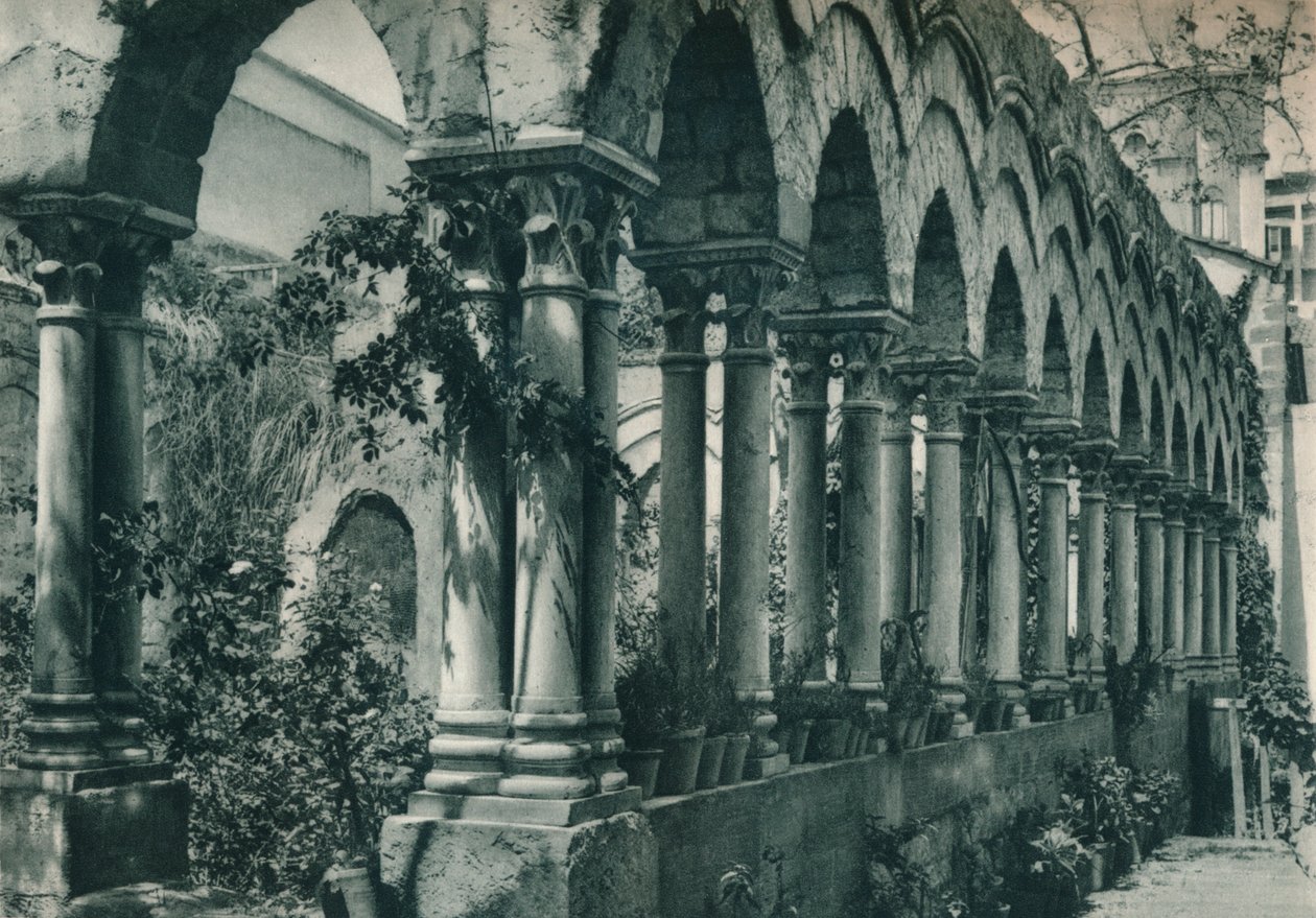 Ruiny malé kaple, Palermo, Sicílie, Itálie, 1927 od Eugen Poppel