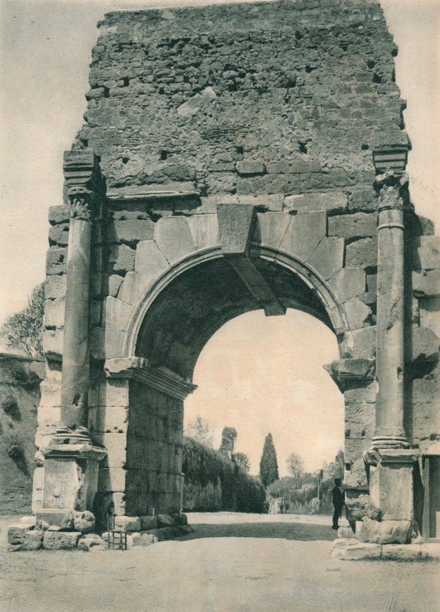 The Arch of Drusus, Řím, c1926 1927 od Eugen Poppel
