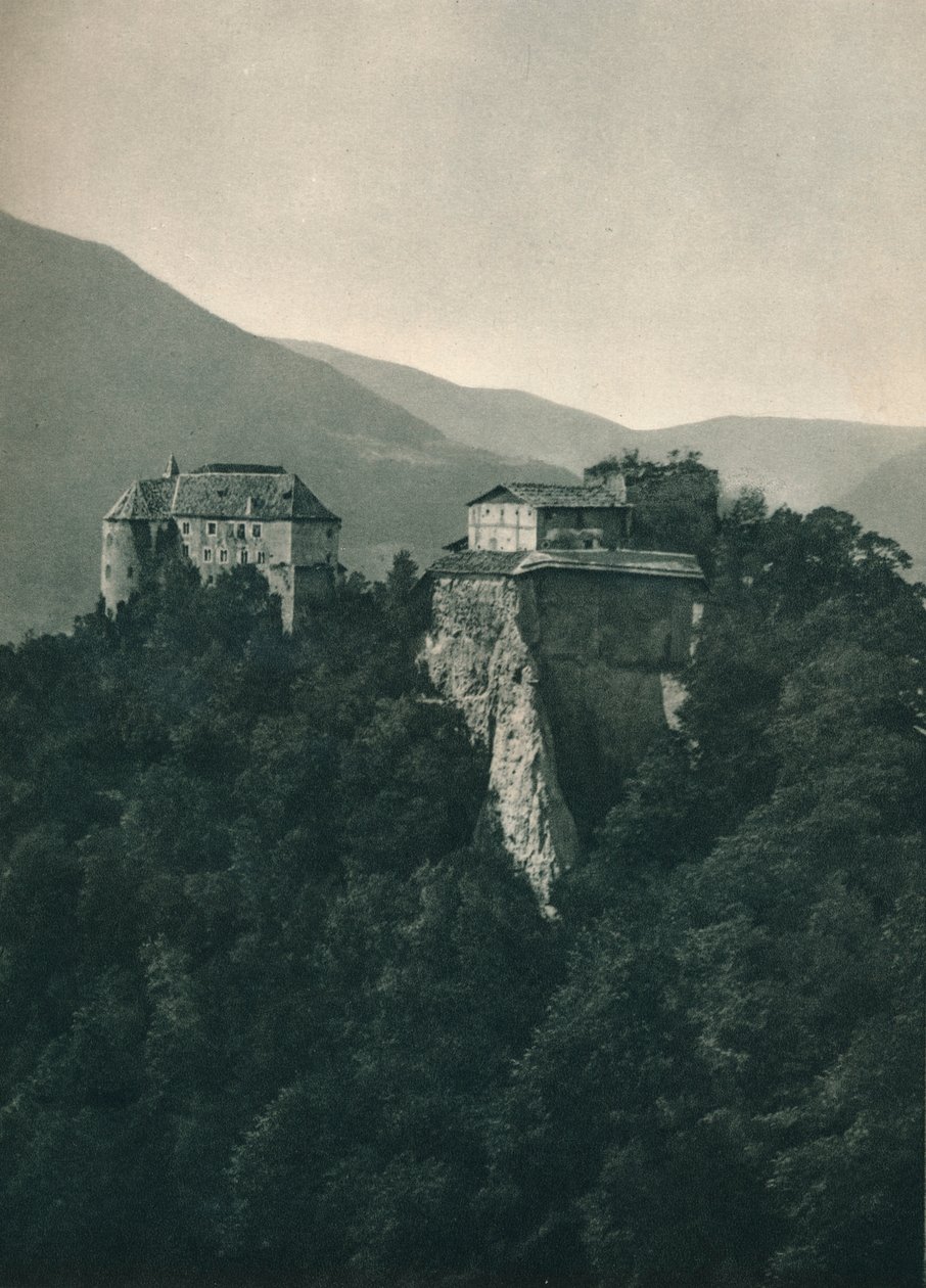 Tyrolský hrad, Merano, Jižní Tyrolsko, Itálie, 1927 od Eugen Poppel