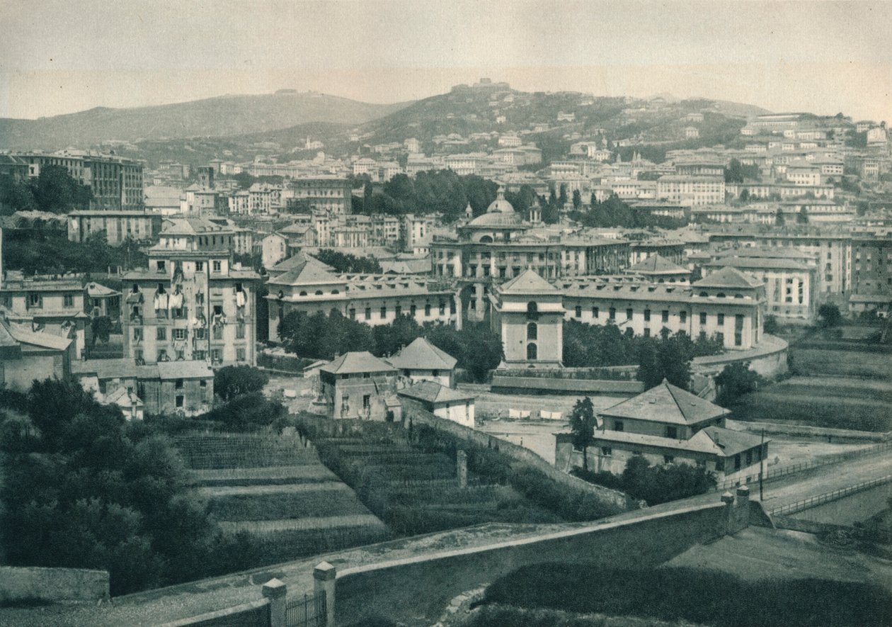 Pohled na Janov, Itálie, 1927 od Eugen Poppel