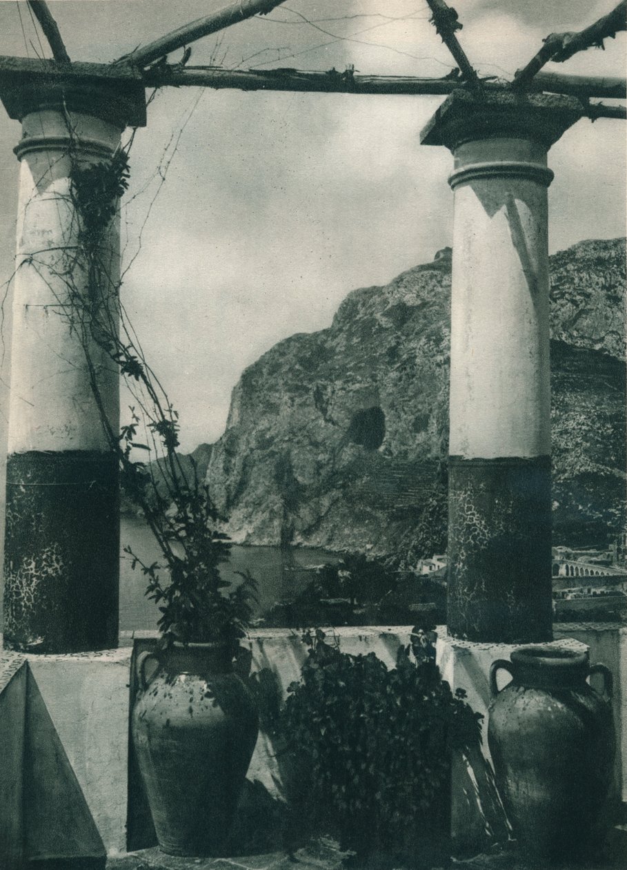 Pohled na Monte Solaro, Capri, Itálie, 1927 od Eugen Poppel
