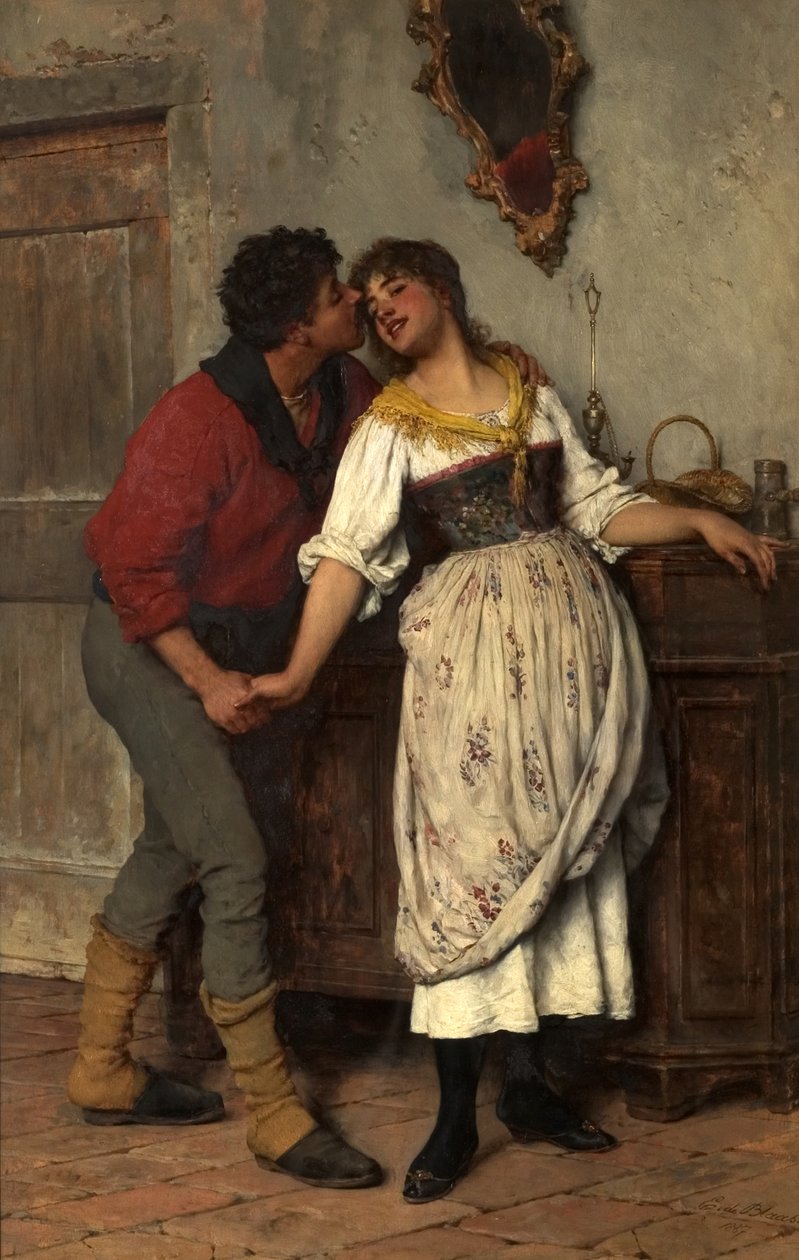 Přijato, 1887 od Eugen von Blaas