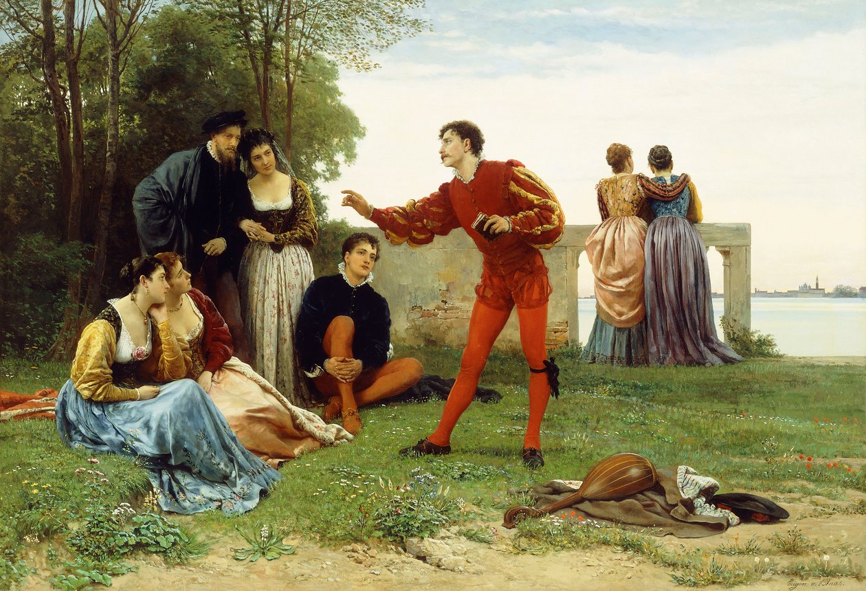 bod odůvodnění, od Eugen von Blaas