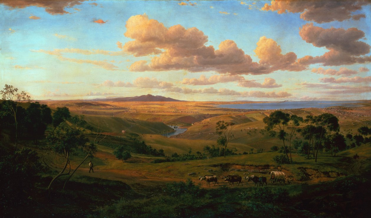 Pohled na Geelong od Eugen von Guerard