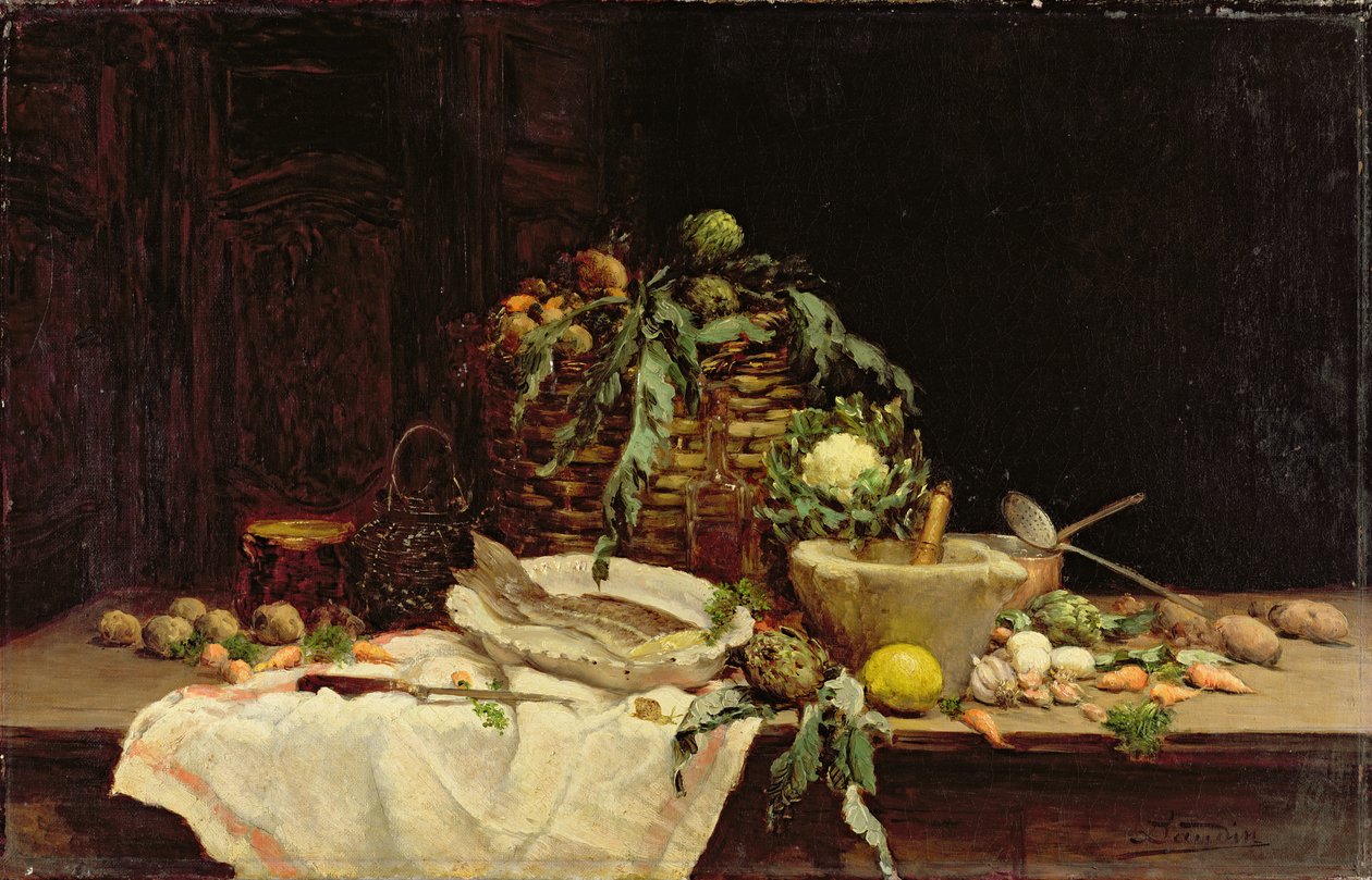 Stálý život od Eugene Benoit Baudin