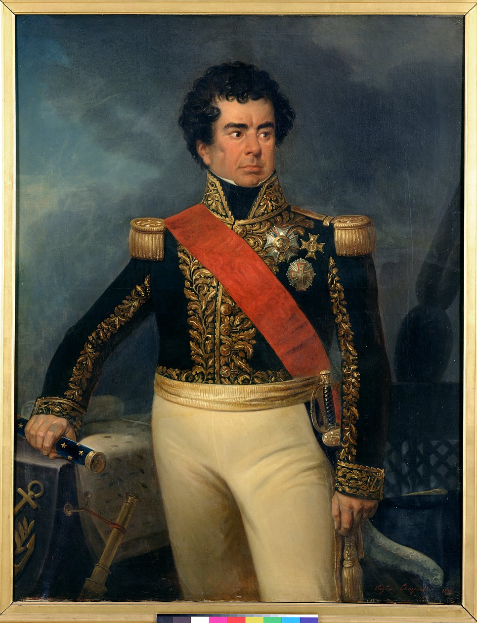 Portrét Victor-Guy (1775-1846) Baron Duperre, 1839 od Eugene Charpentier