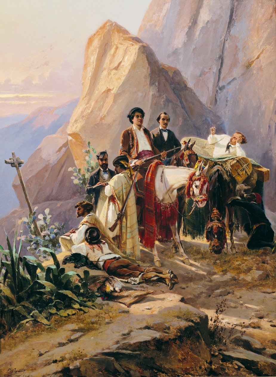 Cesta z Paříže do Cádizu, 1846 od Pierre François Eugène Giraud