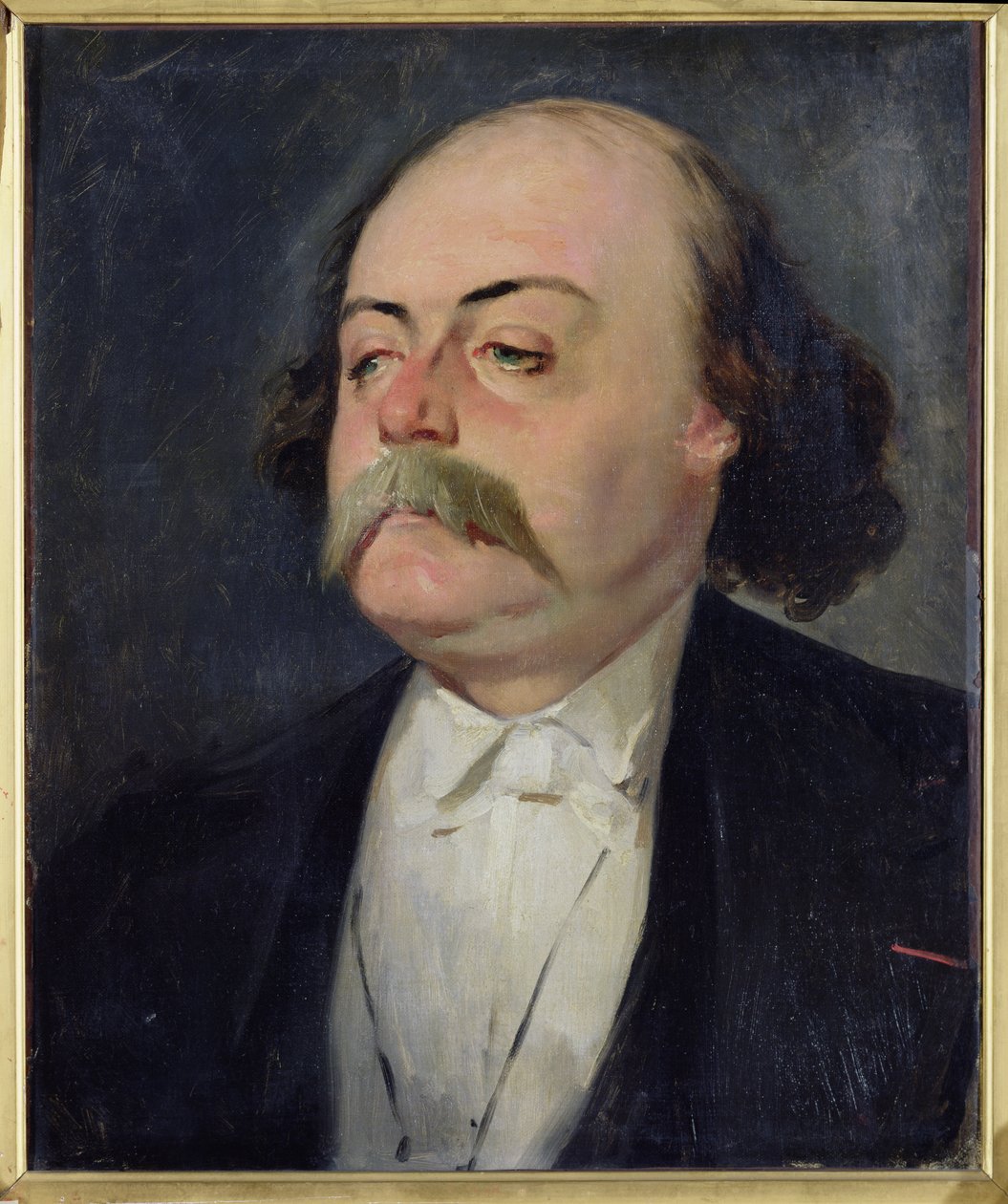Portrét Gustava Flauberta (1821-80) 1868-81 od Pierre François Eugène Giraud